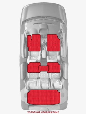 ЭВА коврики «Queen Lux» комплект для Datsun 240Z